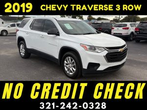 -2019 CHEVY TRAVERSE 3 ROW - NO CREDIT CHECK!