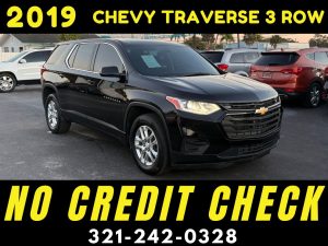 -2019 CHEVY TRAVERSE LT 3 ROW - NO CREDIT CHECK!
