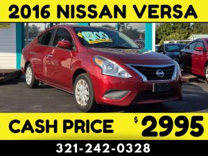 2016 NISSAN VERSA - $2995 CASH PRICE!