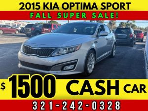 CASH CAR! - 2015 KIA OPTIMA SPORT! - $1500 CASH PRICE!