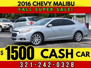 CASH CAR! 2016 CHEVY MALIBU! - $2000 PRICE!