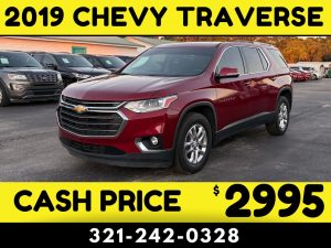 2019 CHEVY TRAVERSE - $3000 CASH CAR!
