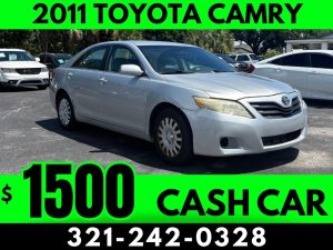 CASH CAR! 2011 TOYOTA CAMRY - $1500 PRICE!