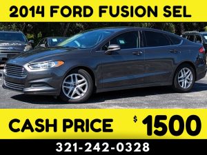 2014 FORD FUSION SEL - $1500 CASH PRICE!