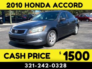 2010 HONDA ACCORD SEDAN - $1500 CASH PRICE!