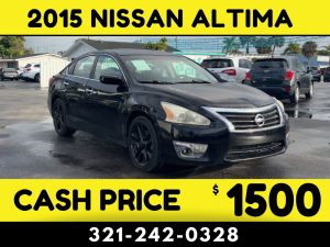 2015 NISSAN ALTIMA - $1500 CASH PRICE!