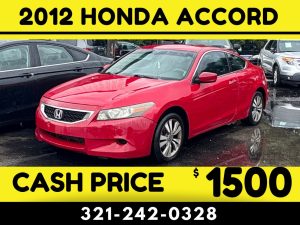 2012 HONDA ACCORD - $1500 CASH CAR!