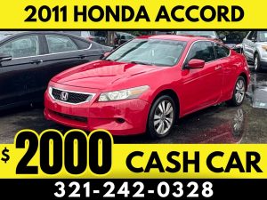 2011 HONDA ACCORD! - $2000 CASH CAR!