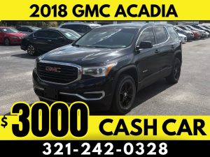 2018 GMC ACADIA! - $3000 CASH PRICE!