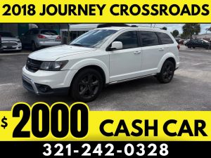 2018 DODGE JOURNEY CROSSROADS! - $2000 CASH PRICE!