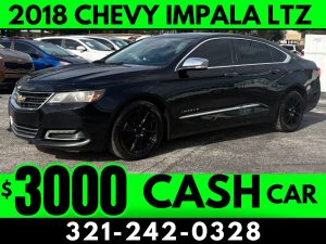 CASH CAR! 2018 CHEVY IMPALA LTZ - $3000 PRICE!