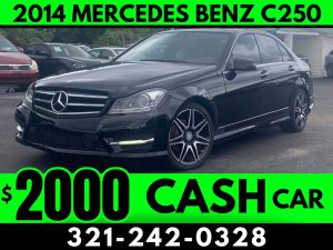 2014 MERCEDES BENZ C250! - $2000 CASH CAR!