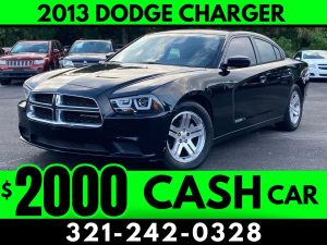 2013 DODGE CHARGER! - $2000 CASH CAR!