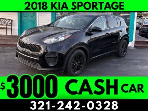 2018 KIA SPORTAGE! - $3000 CASH CAR