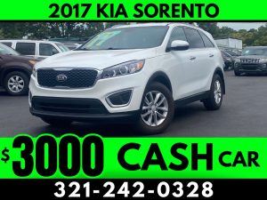 2017 KIA SORENTO! - $3000 CASH CAR