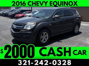 2016 CHEVY EQUINOX! - $2000 CASH CAR