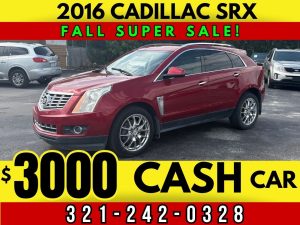 CASH CAR! - 2016 CADILLAC SRX! - $2000 CASH PRICE!