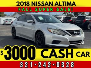 CASH CAR! 2018 NISSAN ALTIMA! - $3000 PRICE!
