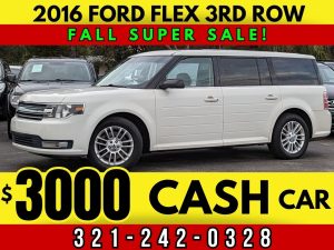 CASH CAR! 2016 FORD FLEX 3RD ROW! - $3000 PRICE!