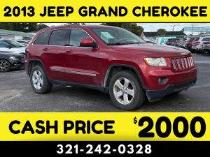 2013 JEEP GRAND CHEROKEE HEMI - $2000 CASH CAR!