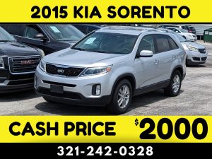 2015 KIA SORENTO 3 ROW - NO CREDIT CHECK!