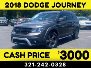 2018 DODGE JOURNEY 3 ROW - $3000 CASH CAR!