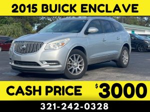 2015 BUICK ENCLAVE 3 ROW - $3000 CASH CAR!