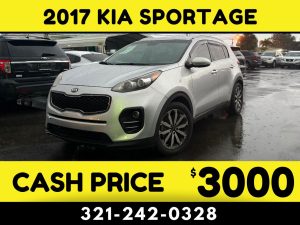 2017 KIA SPORTAGE - $3000 CASH CAR!