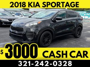 2018 KIA SPORTAGE! - $3000 CASH CAR!