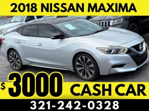 2018 NISSAN MAXIMA! - $3000 CASH PRICE!