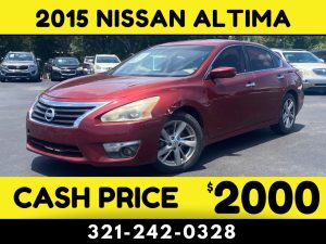 2015 NISSAN ALTIMA - $2000 CASH CAR!