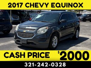 2017 CHEVY EQUINOX - $2000 CASH CAR!