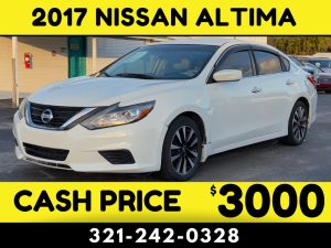 2017 NISSAN ALTIMA SR - $3000 CASH PRICE!