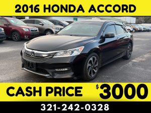 2016 HONDA ACCORD EXL - $3000 CASH CAR!