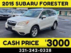 2015 SUBARU FORESTER - $3000 CASH PRICE!