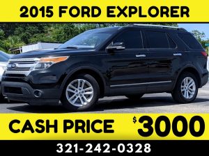 2015 FORD EXPLORER 3 ROW - $3000 CASH CAR!