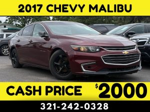 2017 CHEVY MALIBU - $2000 CASH PRICE!