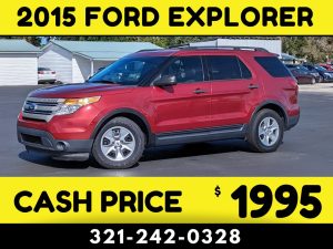 2015 FORD EXPLORER 3 ROW - $2000 CASH CAR!