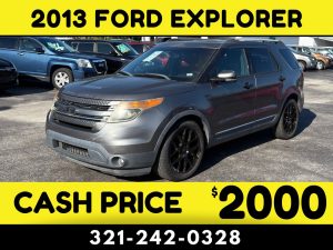 2013 FORD EXPLORER 3 ROW - $2000 CASH PRICE!