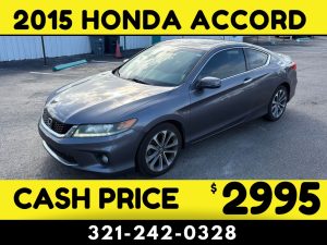 2015 HONDA ACCORD - CASH CAR $2995