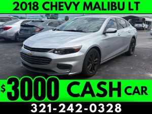 2018 CHEVY MALIBU! - $3000 CASH CAR!