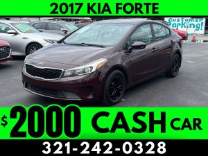 2017 KIA FORTE! - $2000 CASH CAR!