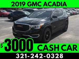 CASH CAR!  2019 GMC ACADIA! - $3000 PRICE!