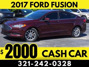 2017 FORD FUSION - $2000 CASH CAR!