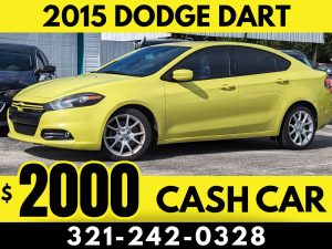 2015 DODGE DART - $2000 CASH CAR!