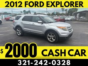 2012 FORD EXPLORER 3 ROW - $2000 CASH CAR!