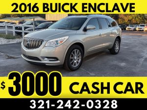 2016 BUICK ENCLAVE - $3000 CASH CAR!