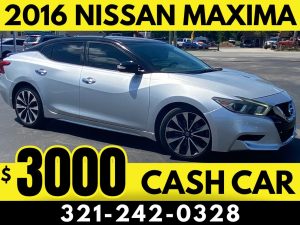 2016 NISSAN MAXIMA - $3000 CASH CAR!