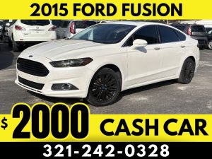 2015 FORD FUSION SPORT - $2000 CASH CAR