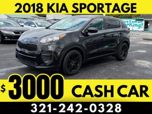 2017 KIA SPORTAGE - $3000 CASH PRICE!